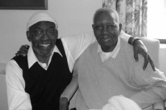 With his Father, Rev. J. C. Williams, Sr.