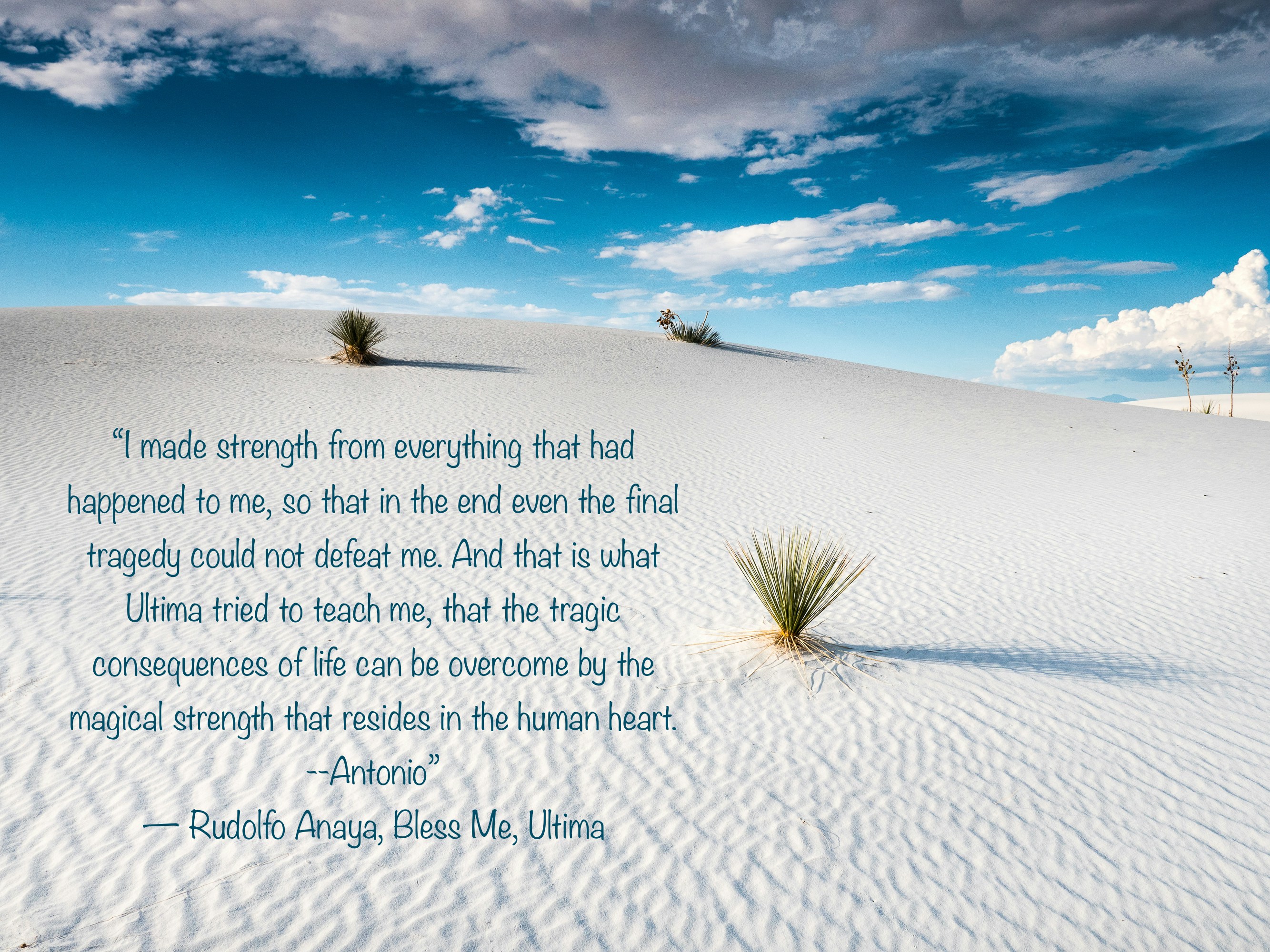 Directions: Resiliency, Rudolfo Anaya, Bless Me, Ultima